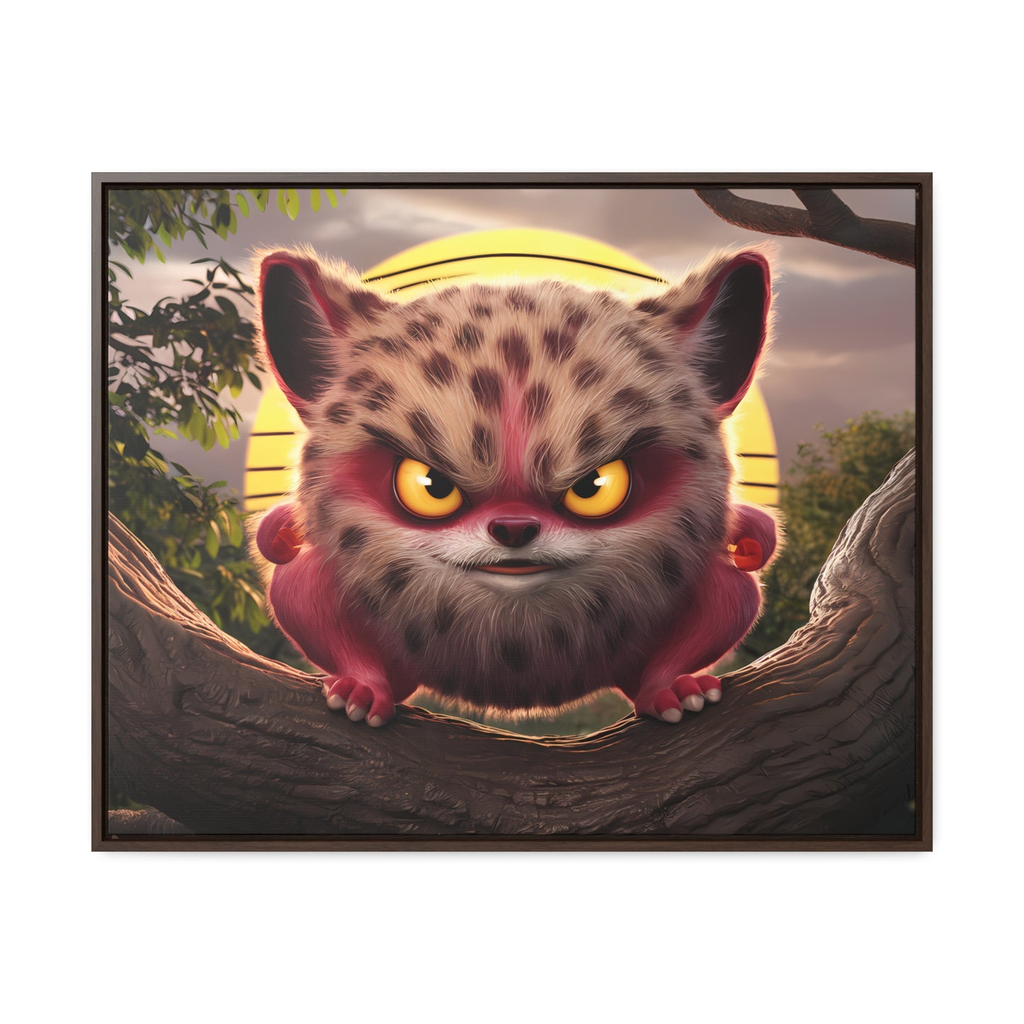 Guardian of the Sunset Forest - Gallery Canvas Wraps, Horizontal Frame