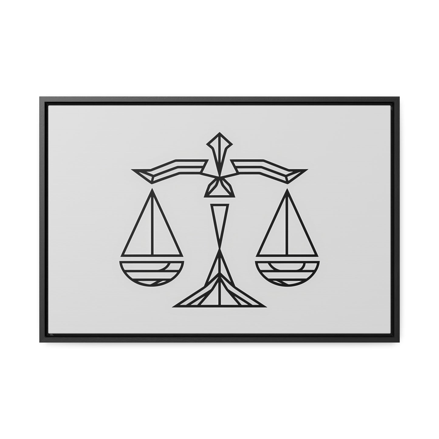 Balance of Justice - Gallery Canvas Wraps, Horizontal Frame