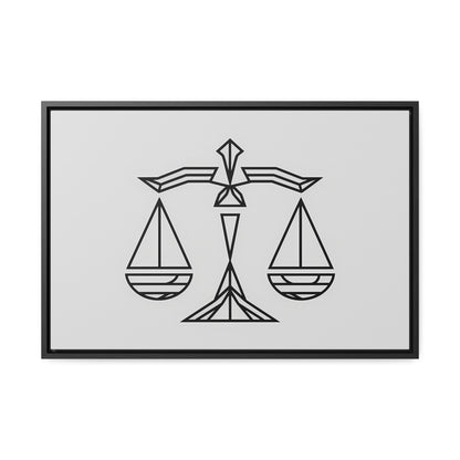 Balance of Justice - Gallery Canvas Wraps, Horizontal Frame