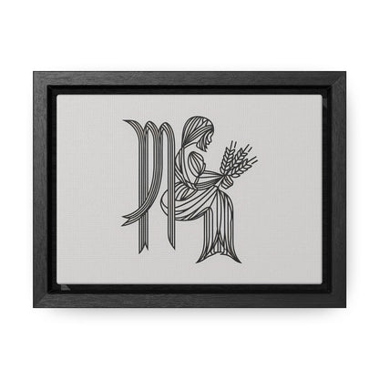 Virgo Lines - Gallery Canvas Wraps, Horizontal Frame