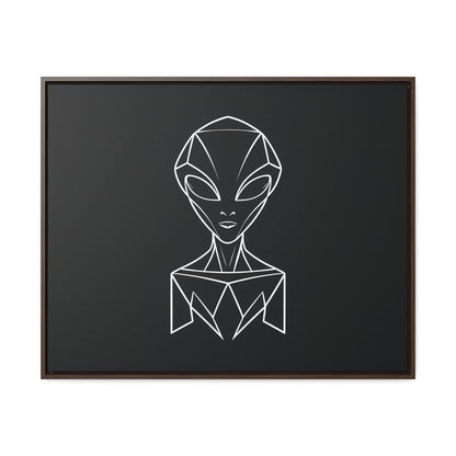 Alien Geometry - Gallery Canvas Wraps, Horizontal Frame