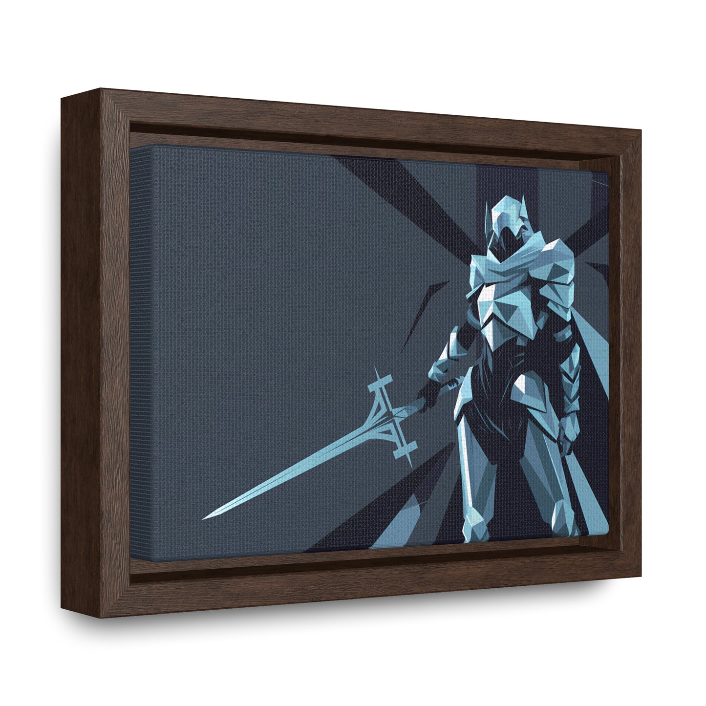 Knight of the Shattered Realm - Gallery Canvas Wraps, Horizontal Frame