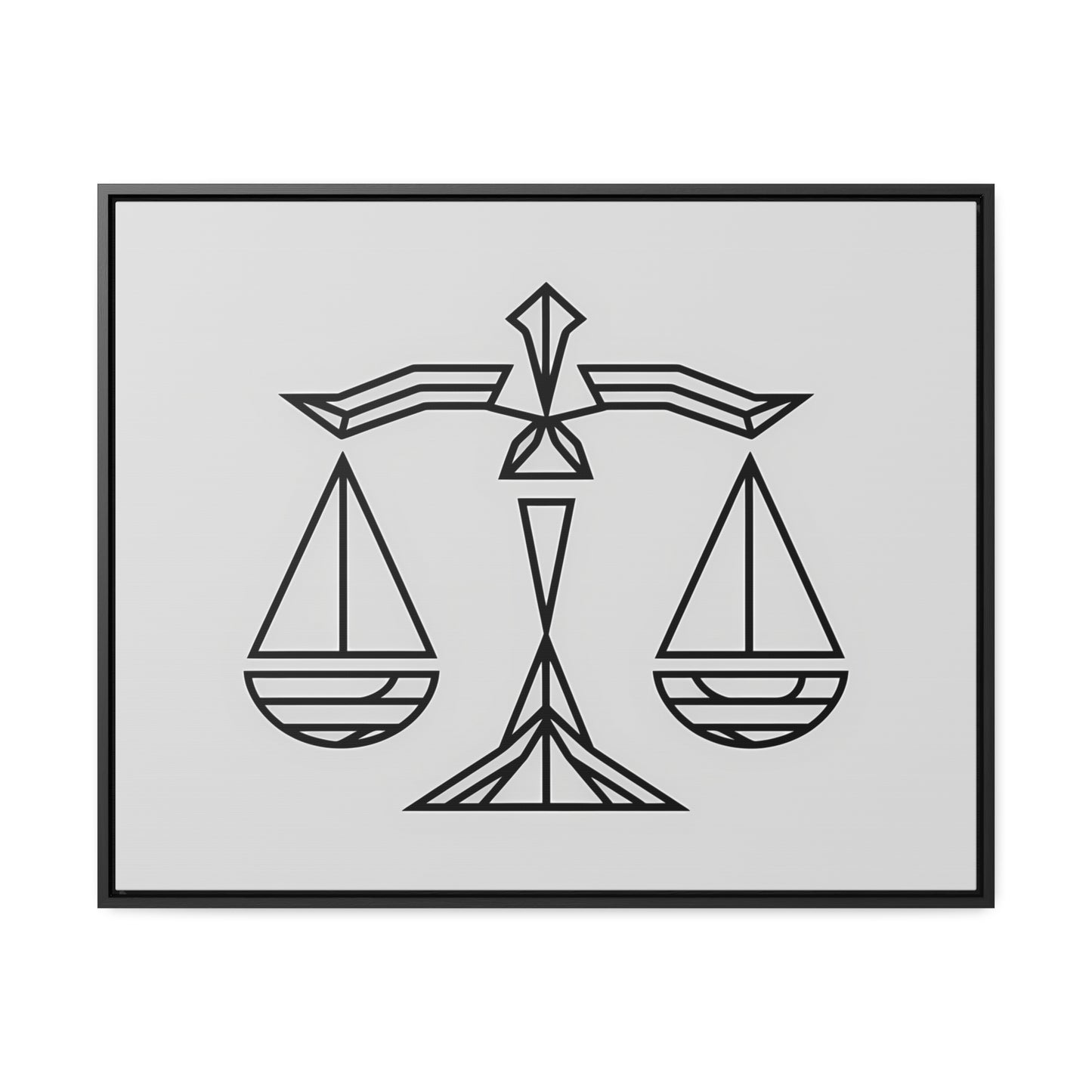 Balance of Justice - Gallery Canvas Wraps, Horizontal Frame