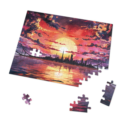 Anime Island City - Jigsaw Puzzle (30, 110, 252, 500,1000-Piece)