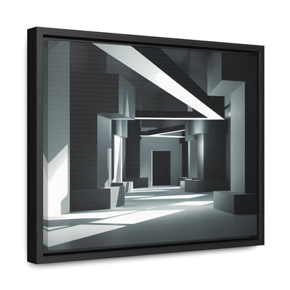 Echoes of Geometry - Gallery Canvas Wraps, Horizontal Frame