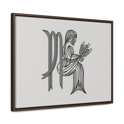 Virgo Lines - Gallery Canvas Wraps, Horizontal Frame