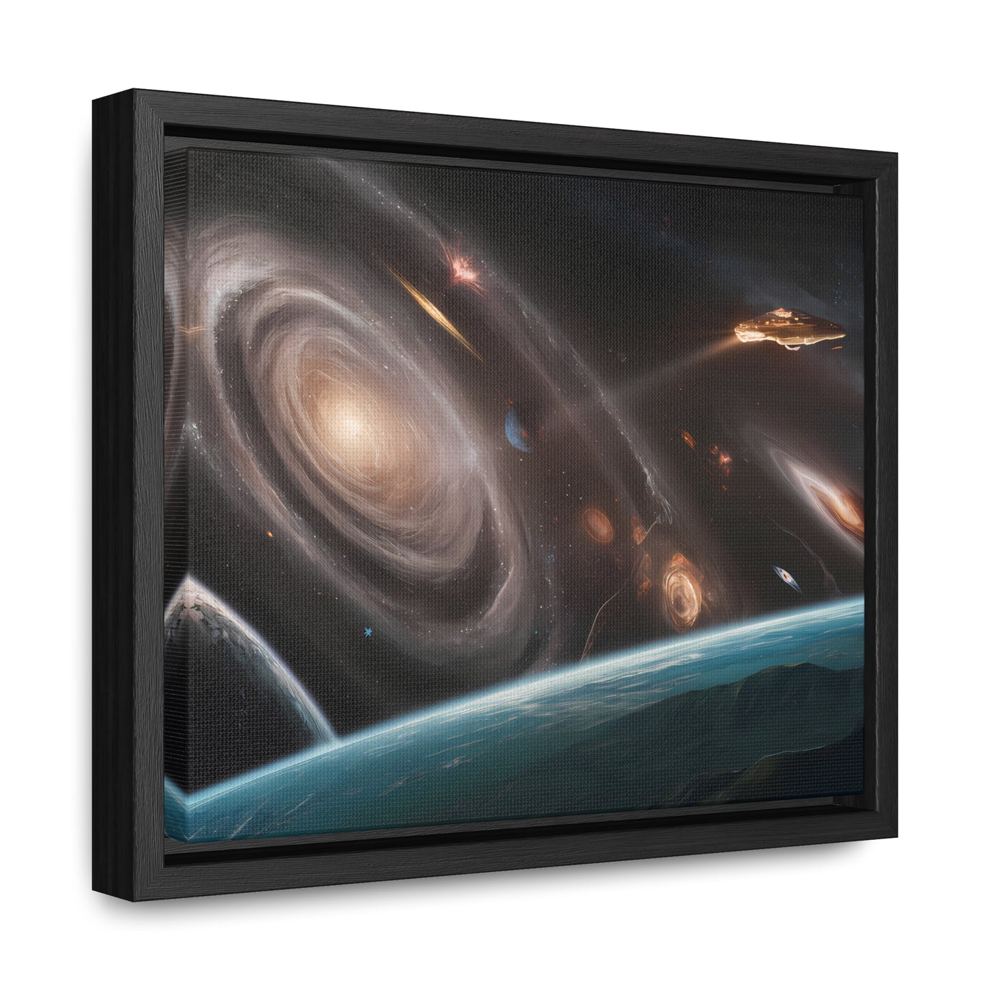 Galactic Odyssey - Gallery Canvas Wraps, Horizontal Frame