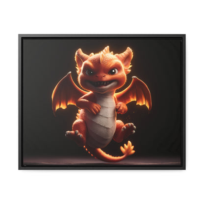 Fiery Mischief - Gallery Canvas Wraps, Horizontal Frame