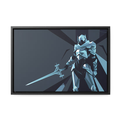 Knight of the Shattered Realm - Gallery Canvas Wraps, Horizontal Frame