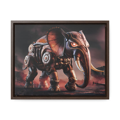 "Mechanized Titan of the Wasteland" - Gallery Canvas Wraps, Horizontal Frame