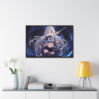 Blade of the Celestial Knight - Gallery Canvas Wraps, Horizontal Frame