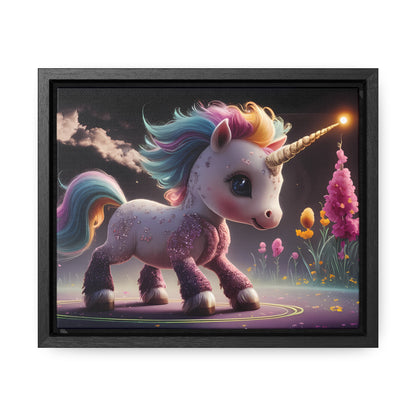 "Twilight Spark of the Enchanted Meadow" - Gallery Canvas Wraps, Horizontal Frame