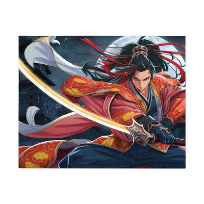 Moonlit Swordmaster - Jigsaw Puzzle (30, 110, 252, 500,1000-Piece)