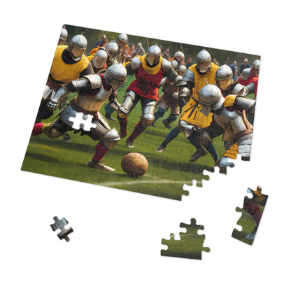 Knights of the Pitch: Medieval Football Frenzy - Jigsaw Puzzle (30, 110, 252, 500,1000-Piece)