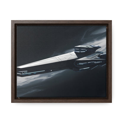 Starship of the Void - Gallery Canvas Wraps, Horizontal Frame