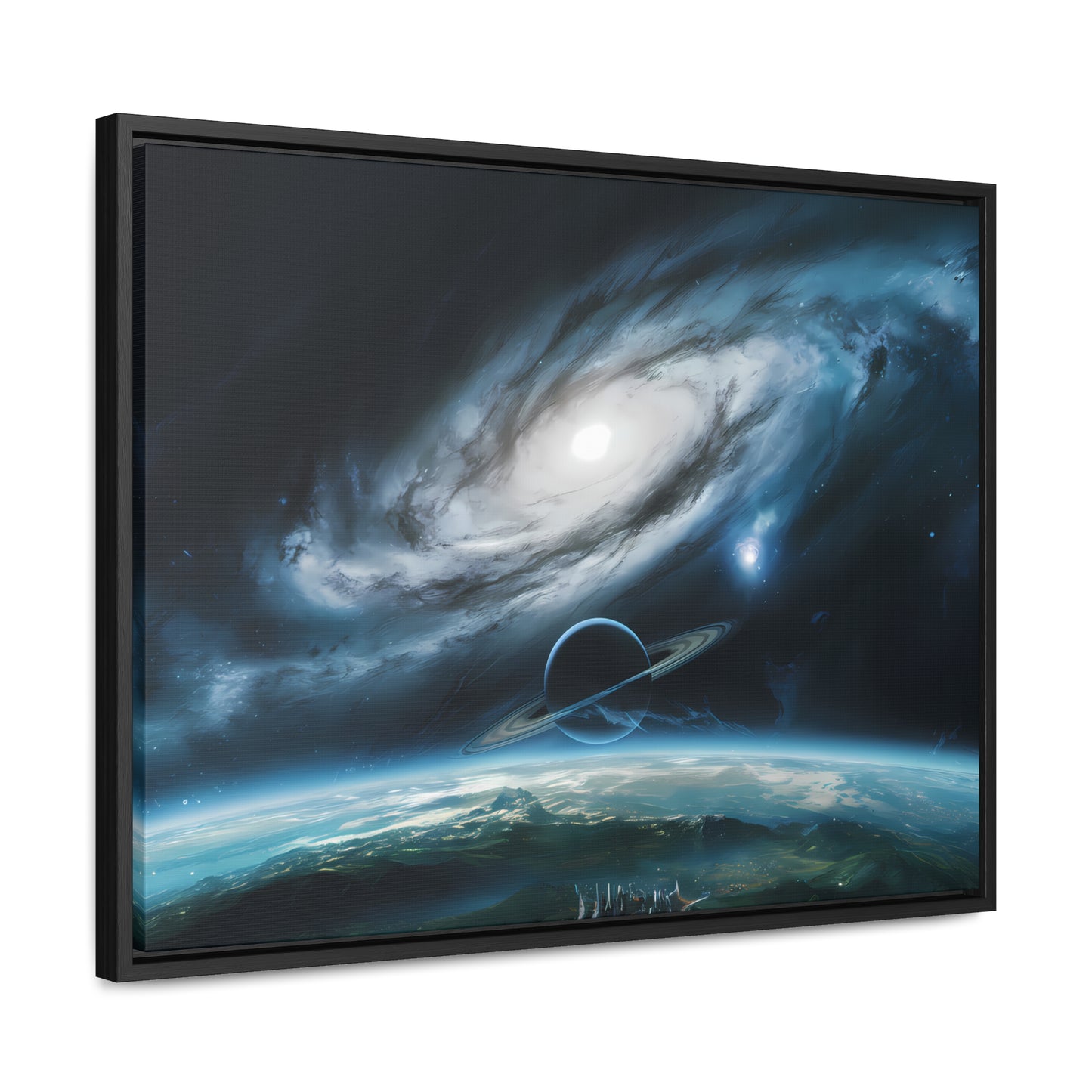 Celestial Spiral - Gallery Canvas Wraps, Horizontal Frame