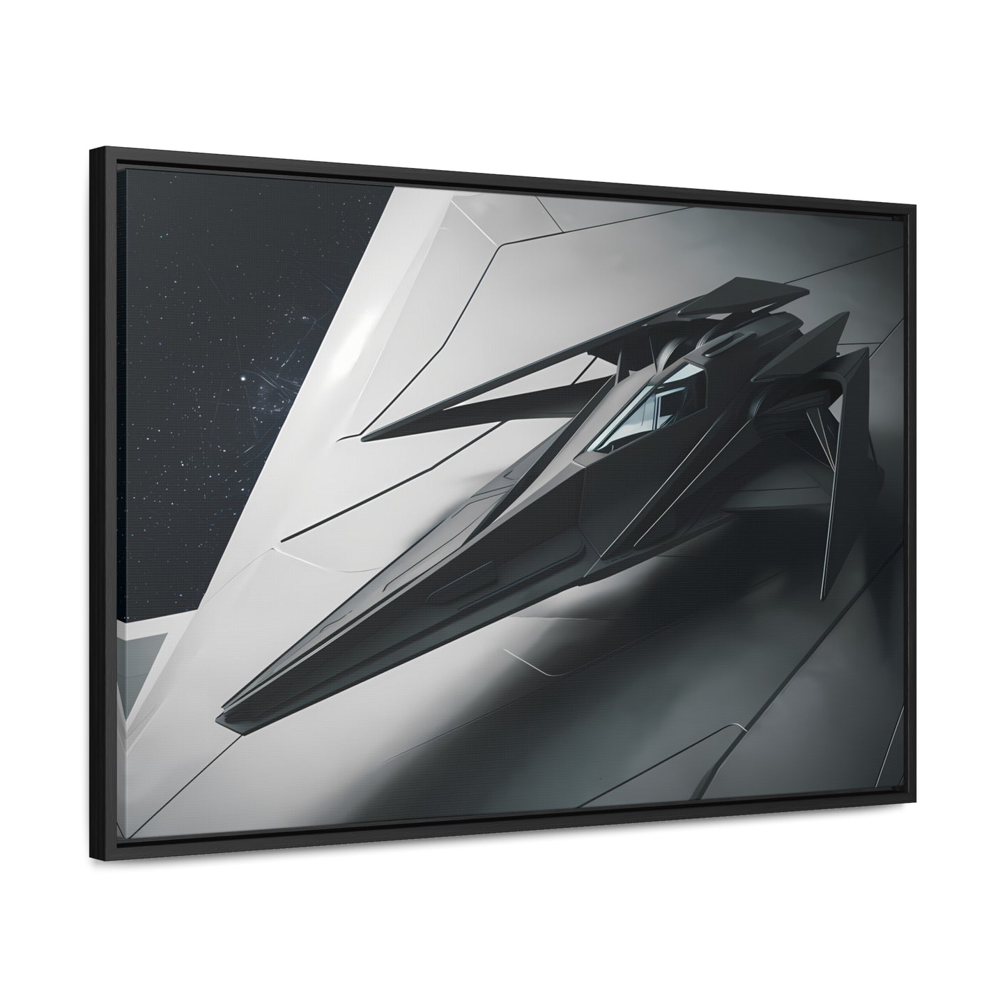 Starlance Stealth Interceptor - Gallery Canvas Wraps, Horizontal Frame