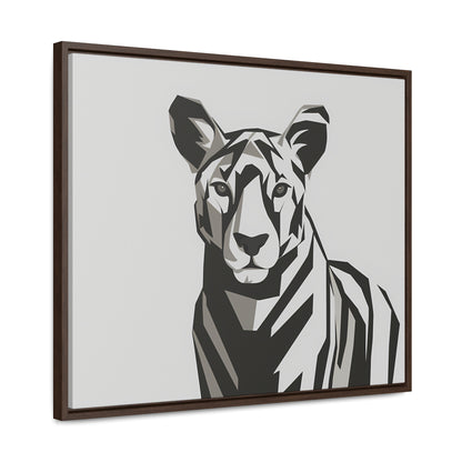 "Monochrome Majesty" - Gallery Canvas Wraps, Horizontal Frame