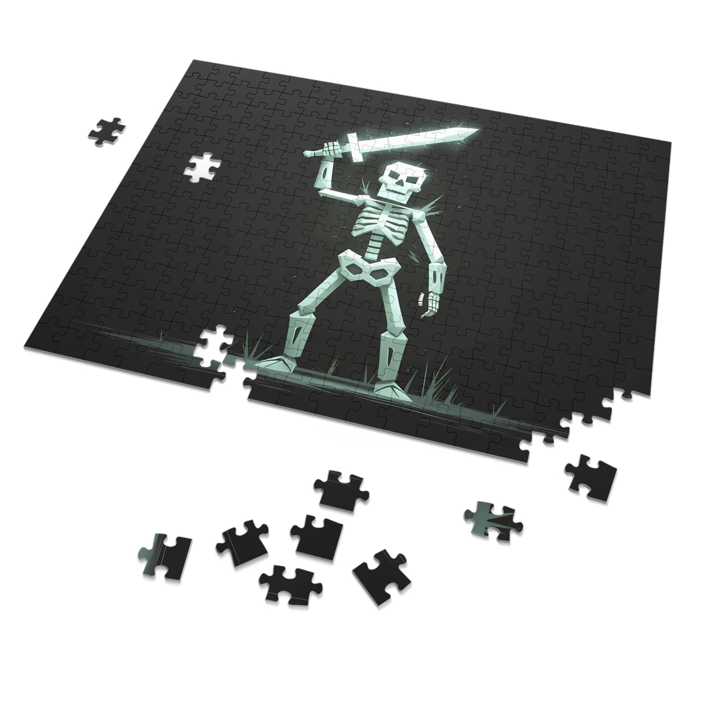 "Undead Warrior's Triumph" - Jigsaw Puzzle (30, 110, 252, 500,1000-Piece)