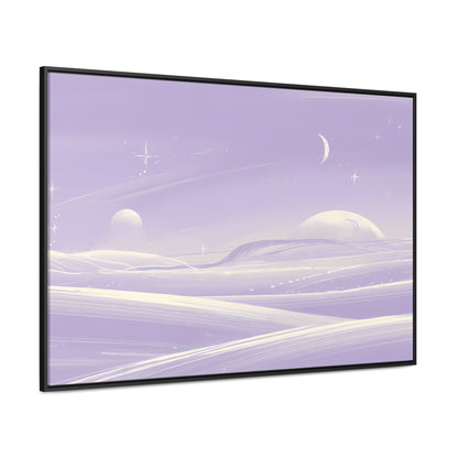 Ethereal Moonscape - Gallery Canvas Wraps, Horizontal Frame