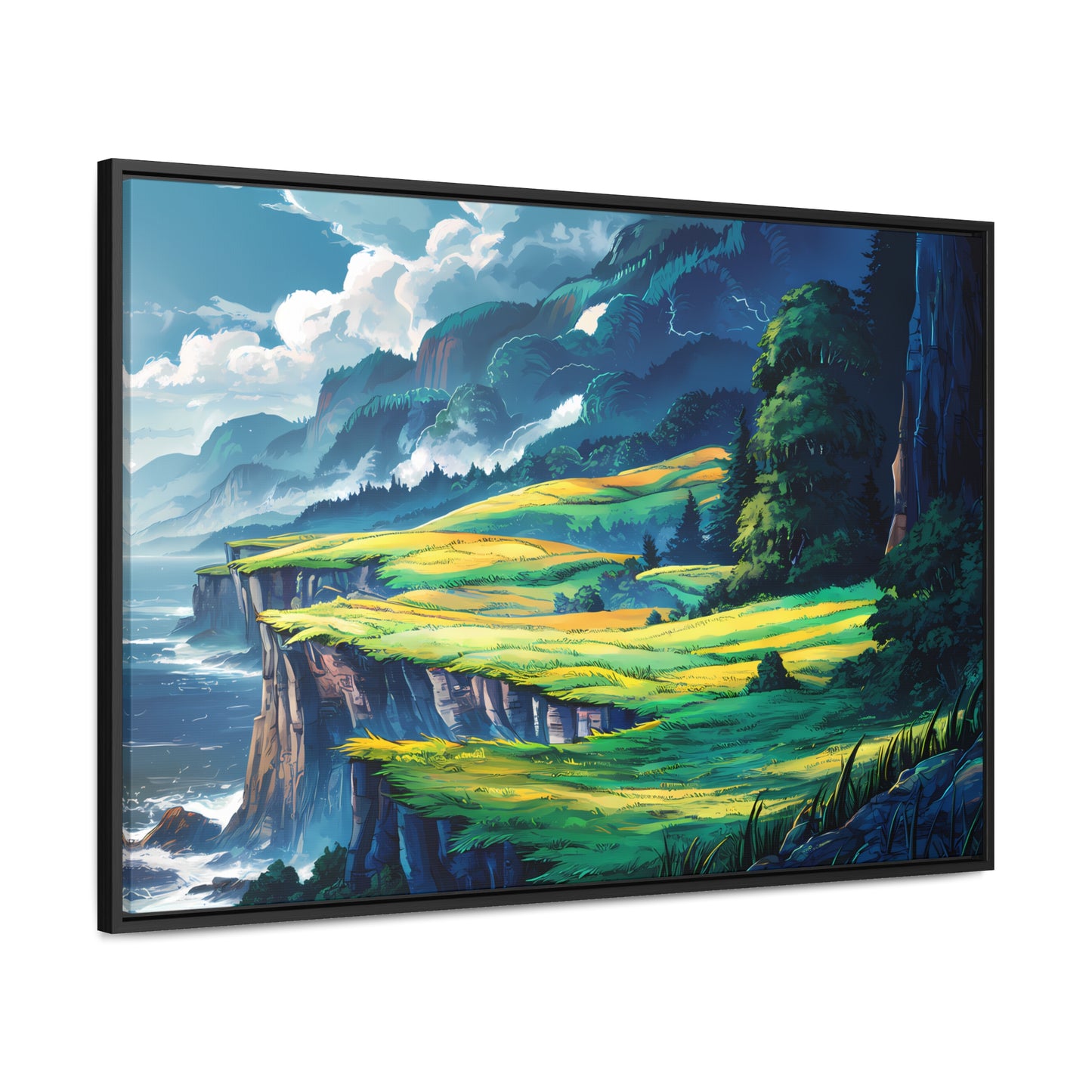 Edge of the Wild Coast - Gallery Canvas Wraps, Horizontal Frame