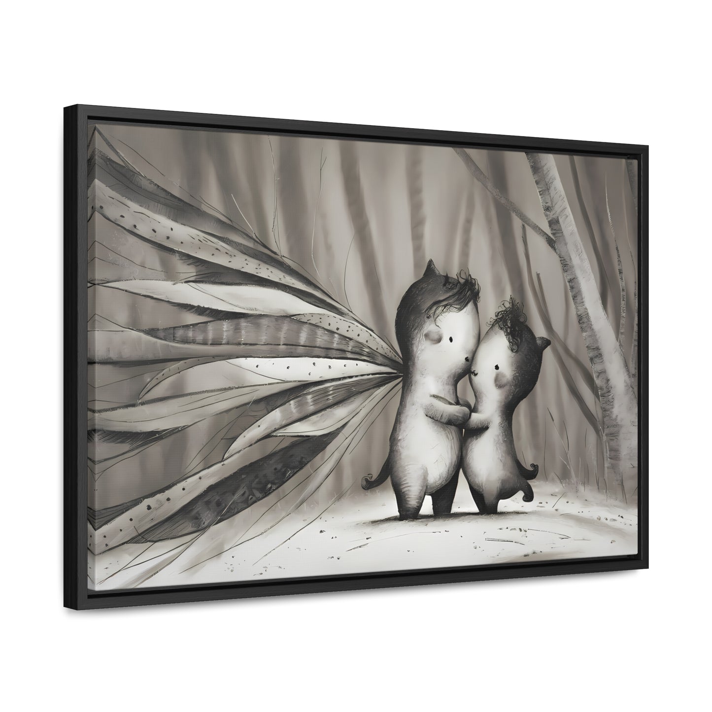 Whispers of the Forest - Gallery Canvas Wraps, Horizontal Frame