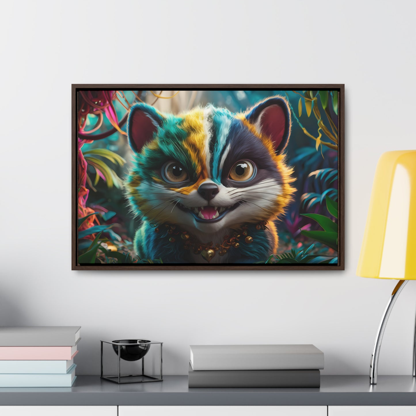 Jungle Mischief - Gallery Canvas Wraps, Horizontal Frame