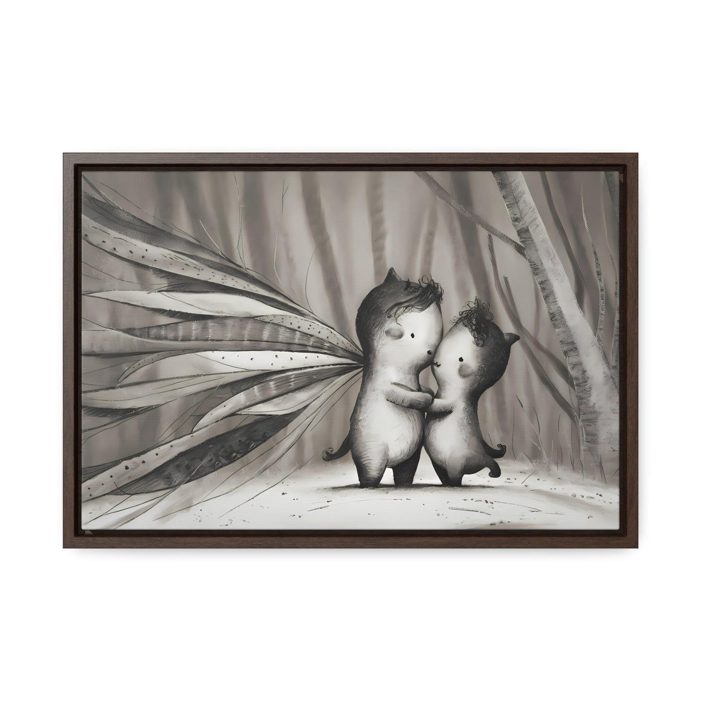 Whispers of the Forest - Gallery Canvas Wraps, Horizontal Frame