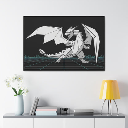 Cyber Dragon Unleashed - Gallery Canvas Wraps, Horizontal Frame