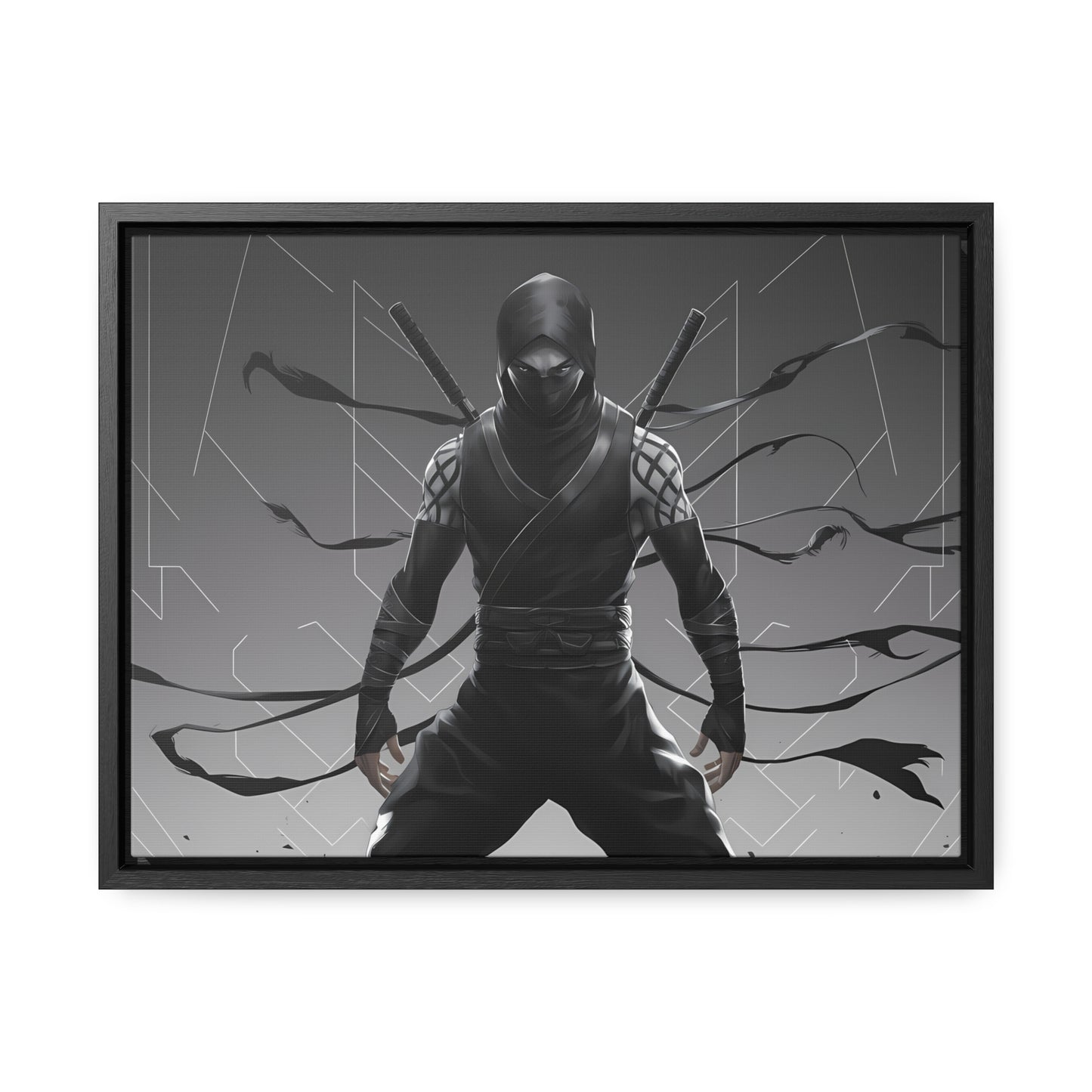 Shadowblade Sentinel - Gallery Canvas Wraps, Horizontal Frame