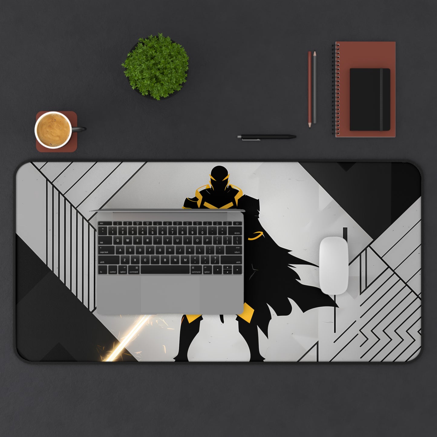 The Radiant Sentinel - Desk Mat