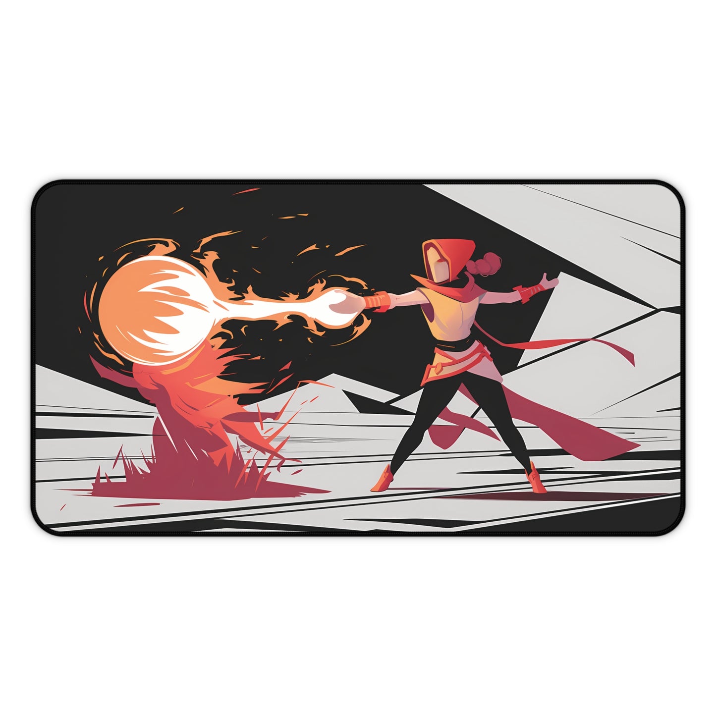 Geometric Pyromancer- Desk Mat