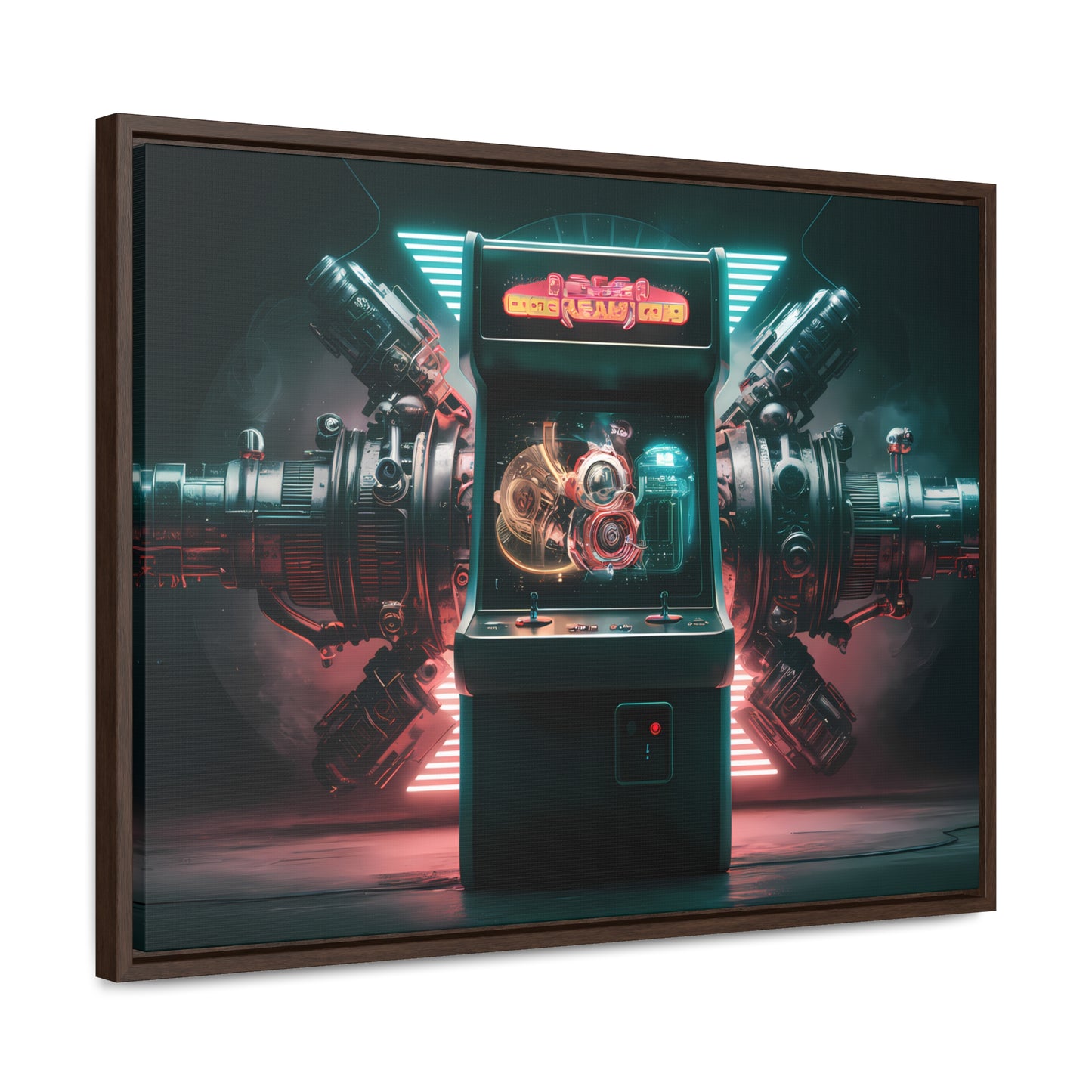 Quantum Arcade Revolution - Gallery Canvas Wraps, Horizontal Frame