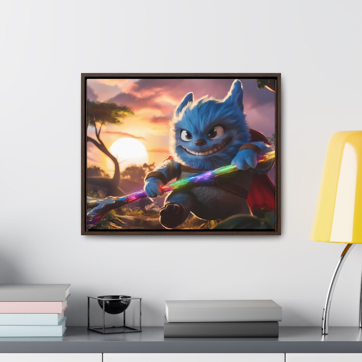 Guardian of the Enchanted Forest - Gallery Canvas Wraps, Horizontal Frame