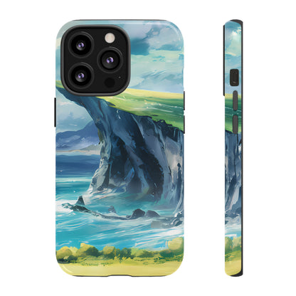 Anime Cliff by the Sea - Smartphone Tough Cases