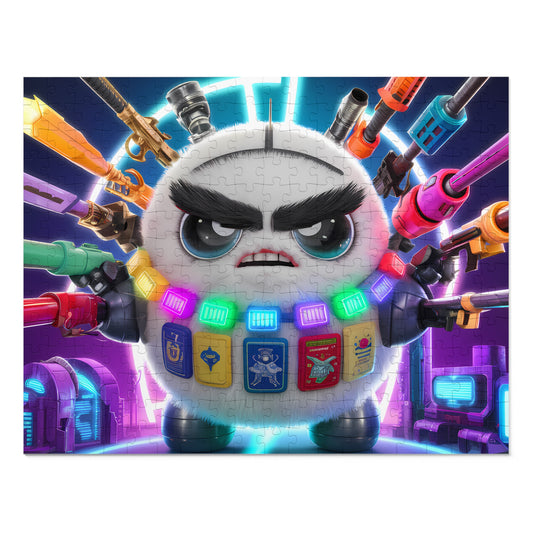 Battle-Ready Fluffbot - Jigsaw Puzzle (30, 110, 252, 500,1000-Piece)