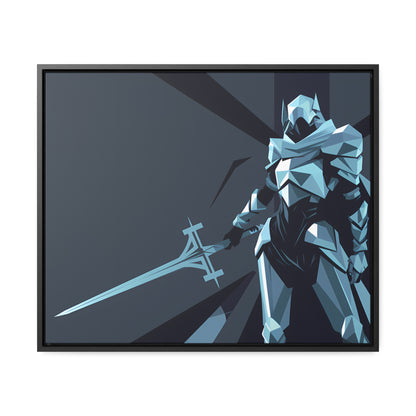 Knight of the Shattered Realm - Gallery Canvas Wraps, Horizontal Frame