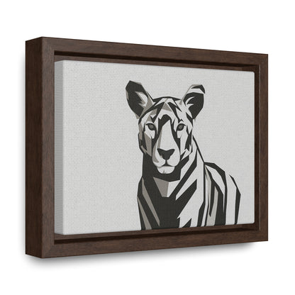 "Monochrome Majesty" - Gallery Canvas Wraps, Horizontal Frame