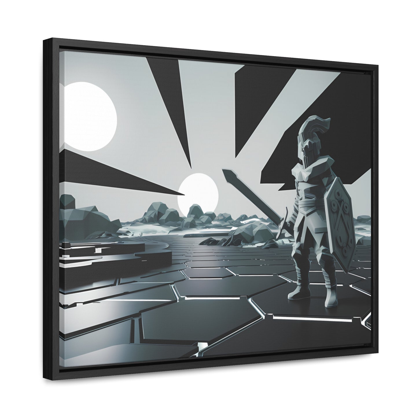 Guardian of the Twin Suns - Gallery Canvas Wraps, Horizontal Frame