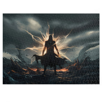 Magical Fire Warrior - Jigsaw Puzzle (30, 110, 252, 500,1000-Piece)