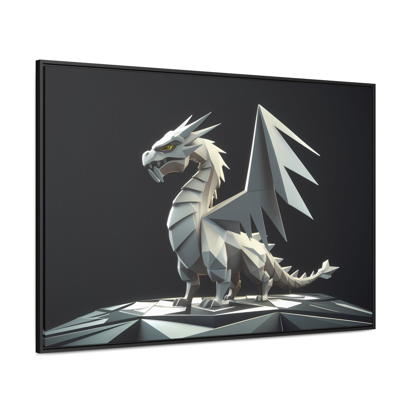 The Silver Sentinel - Gallery Canvas Wraps, Horizontal Frame