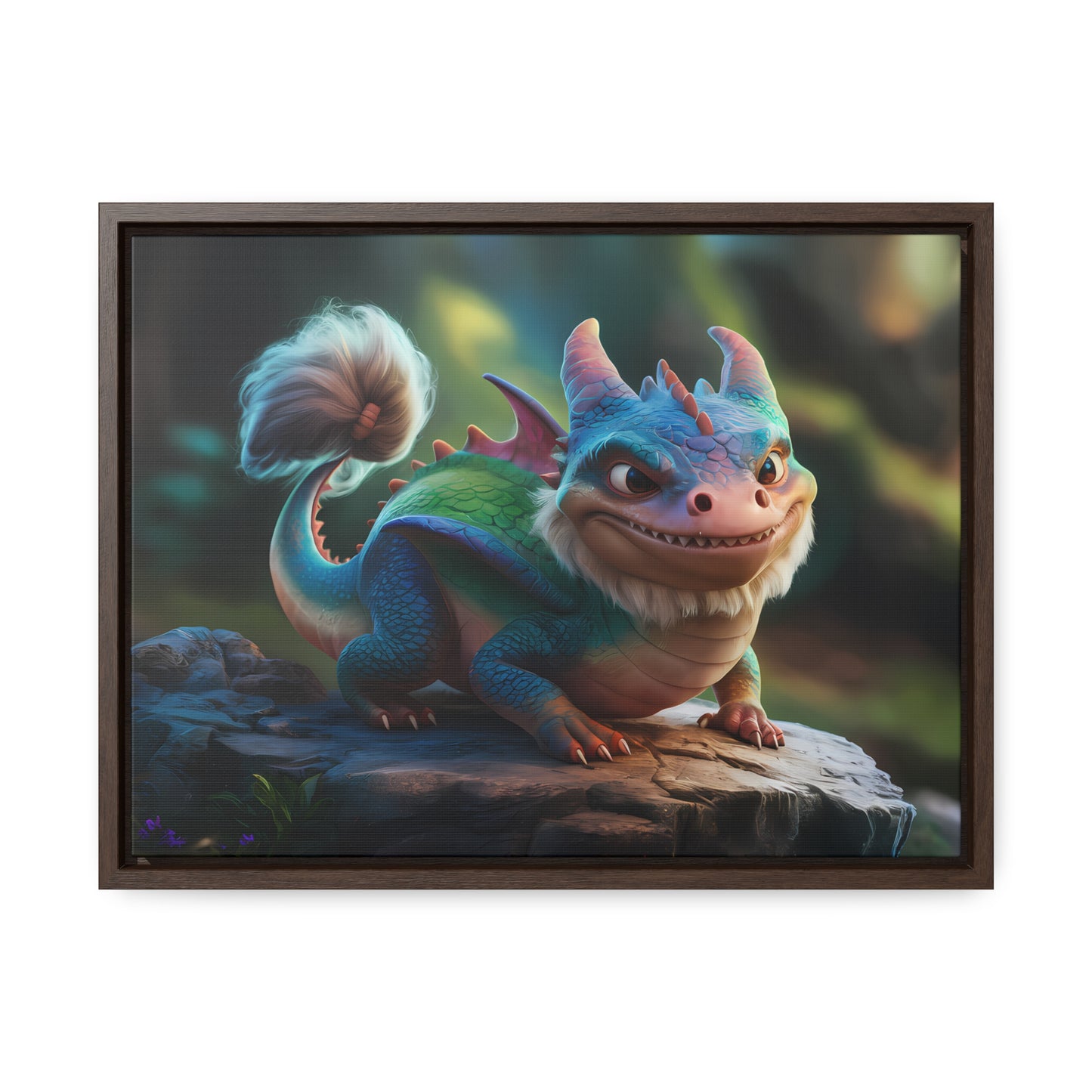 Guardian of the Enchanted Grove - Gallery Canvas Wraps, Horizontal Frame