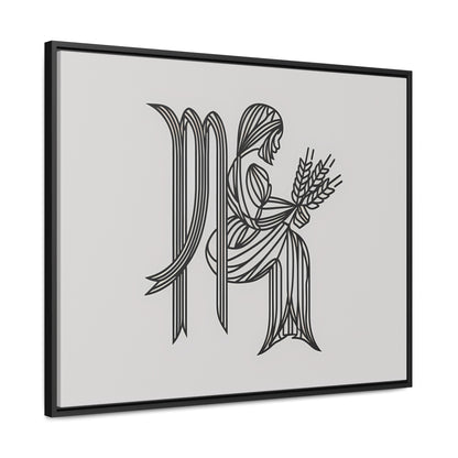 Virgo Lines - Gallery Canvas Wraps, Horizontal Frame