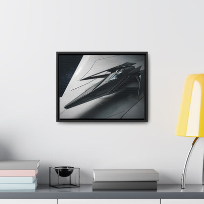 Starlance Stealth Interceptor - Gallery Canvas Wraps, Horizontal Frame