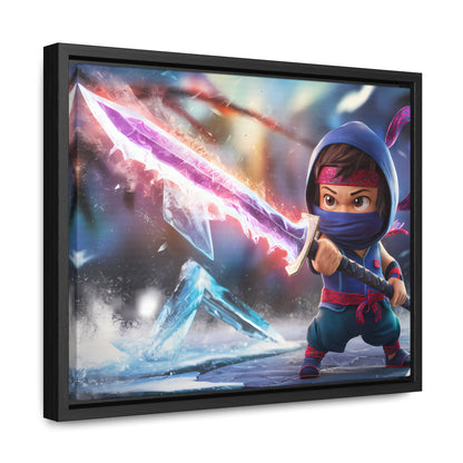 Blade of the Frozen Shadow - Gallery Canvas Wraps, Horizontal Frame