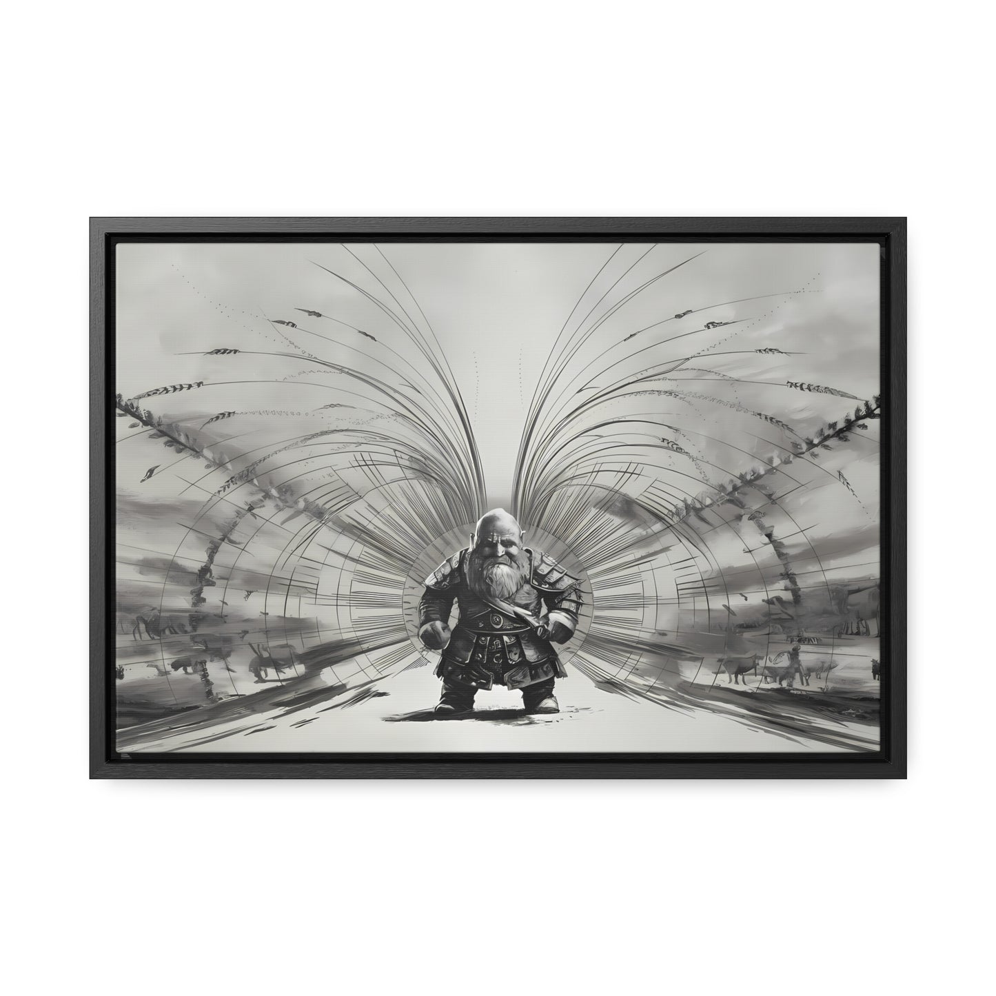 Guardian of the Elemental Winds - Gallery Canvas Wraps, Horizontal Frame