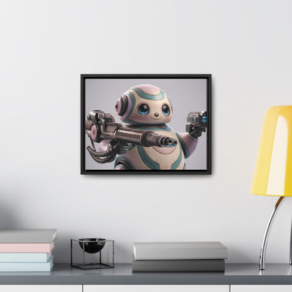 "Adorable Defender" - Gallery Canvas Wraps, Horizontal Frame