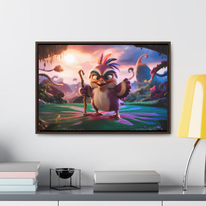 Guardian of the Enchanted Forest - Gallery Canvas Wraps, Horizontal Frame