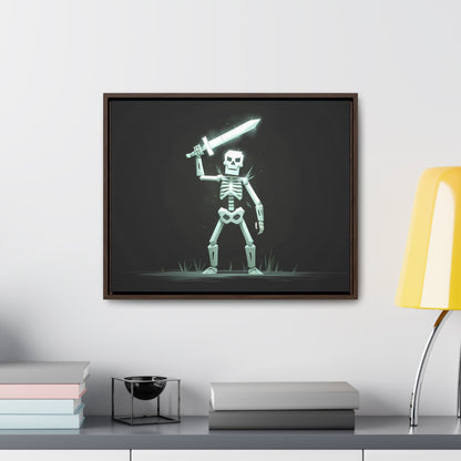 Rise of the Skeleton Warrior - Gallery Canvas Wraps, Horizontal Frame