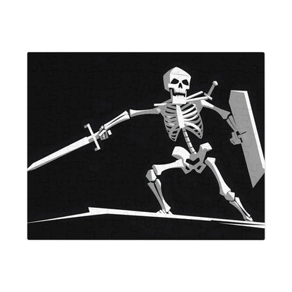 Skeleton Warrior in Battle Stance - Jigsaw Puzzle (30, 110, 252, 500,1000-Piece)